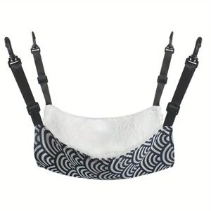 Adjustable Polyester Pet Hammock with Soft Fleece Lining with Durable Straps